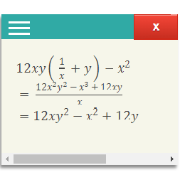 Equivalent expressions calculator step by step