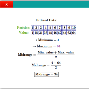 Midrange Calculator - Calculating the midrange